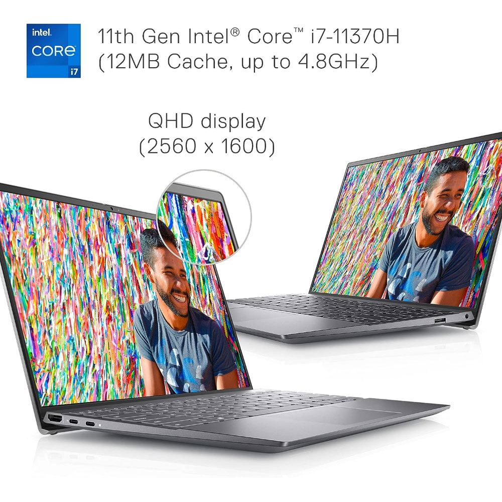 DELL Inspiron 13.3" QHD+ Screen 11th Gen i7 512SSD NVIDIA GeForce MX450 GPU - Image 7